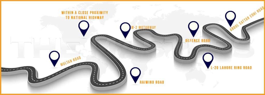 Location of Park View City Lahore