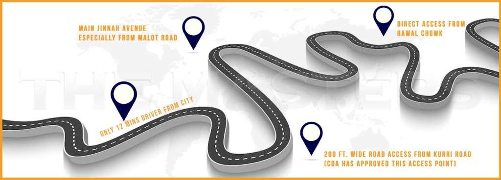 Park View City Islamabad Access points