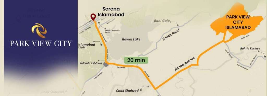 Park View City Isalamabad Map
